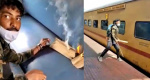 ट्रेन में घुसा, माचिस निकाली और लगा दी आग, देखिए वीडियो…