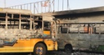 मानिकतल्ला में चलती बस में लगी आग