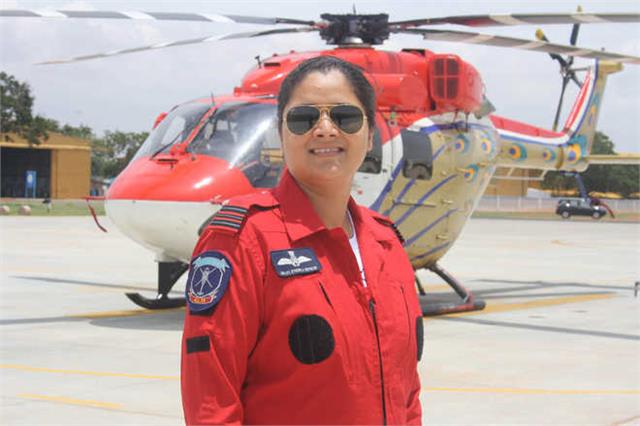 राजस्थान निवासी विंग कमांडर दीपिका मिश्रा को वीरता पुरस्कार