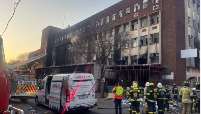 South Africa News: 63 people burnt alive in the building, there were screams as soon as the fire broke out.