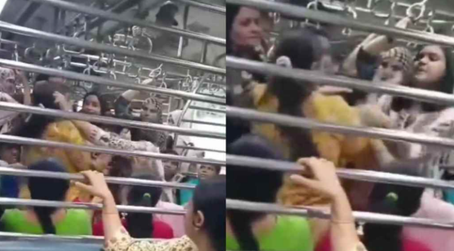 Local Train Viral Video : चलती ट्रेन में महिलाओं ने की एक-दूसरे से मारपीट, खींचे एक दूसरे के बाल