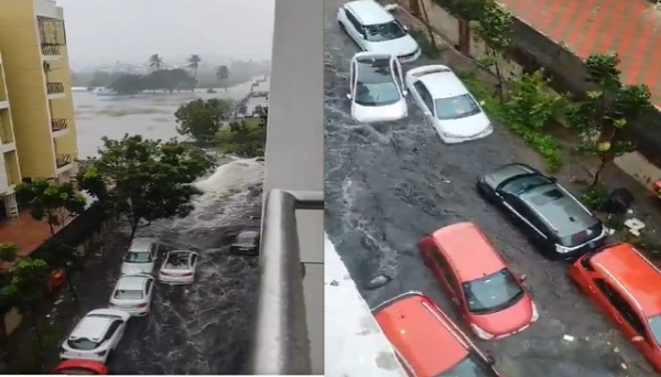 तूफान ‘मिचौंग’ से समुद्र बना चेन्नई, कागज की तरह बही कार, बारिश से बुरा हाल